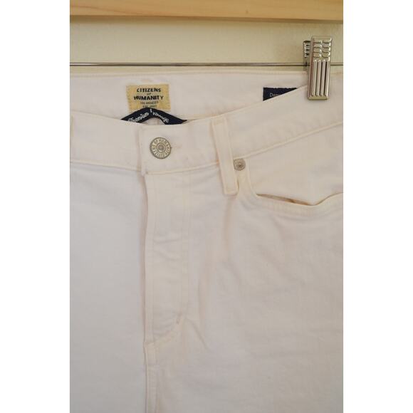 Citizens Of Humanity Women's Demy Cropped Flare Jean White - Picture 4 of 8